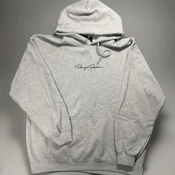 Danny Duncan Hoodie Mens Sz (Lg) Gray Embroidered Tour Pullover Sweater YouTube - Picture 1 of 6